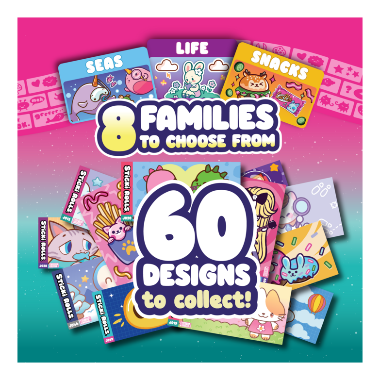 Sticki Rolls Jumbo Sticki Mystery Roll Stickers