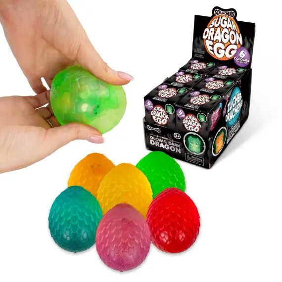 Scrunchems Dragon Egg Sugar Squishy Sensory Fidget Toy Buy 3 for £10 Mix & Match*