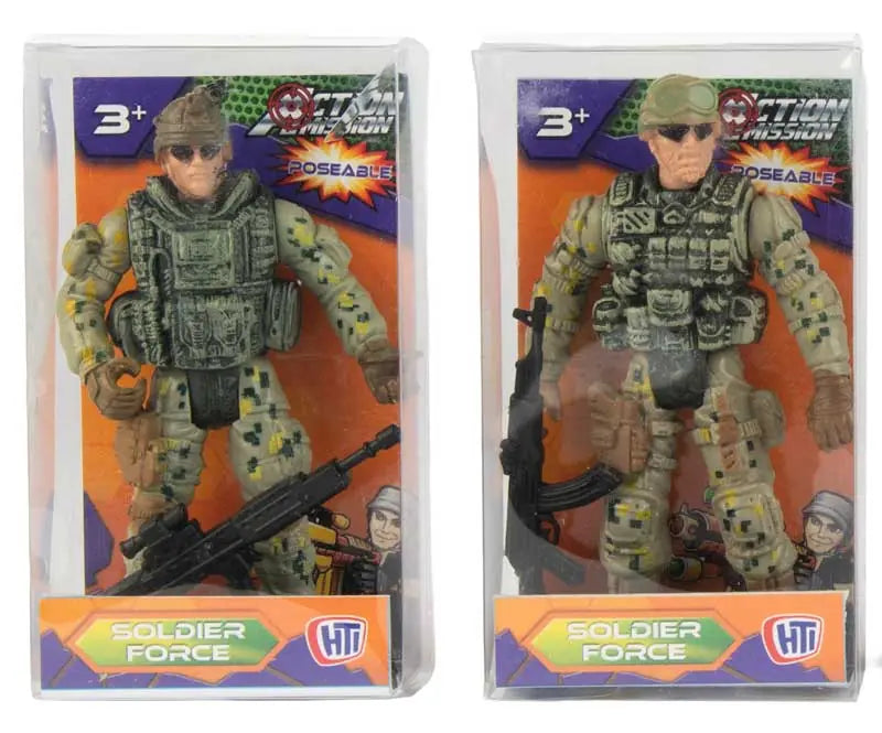 Action Mission Soldier Force Toy Figure Assorted