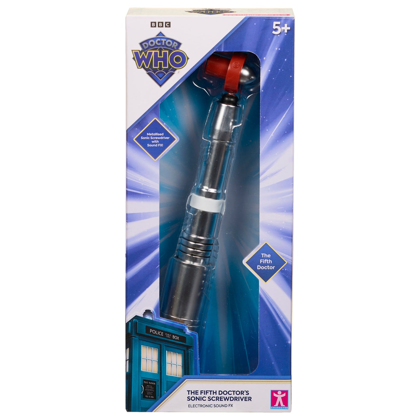 Doctor Who Fifth Doctors Sonic Screwdriver with Sound Effects 5th Dr