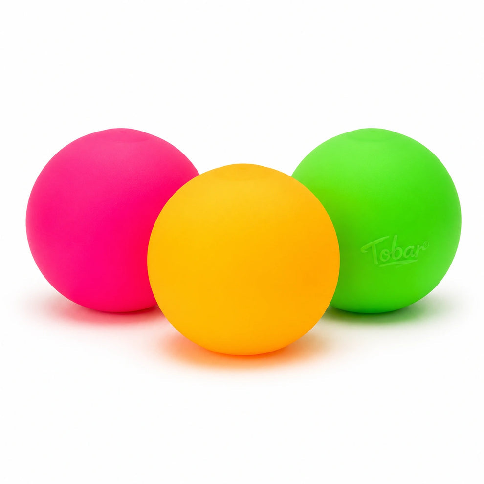 Scrunchems Mini Neon Squish Balls 3 pack Sensory Fidget Toy