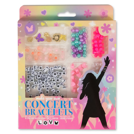 Concert Bracelets Medium Box Assorted Colours Make Your Own Bead Kit