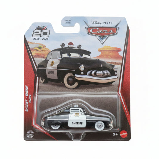 Disney Pixar Cars Sherif Diecast Toy 20th Year