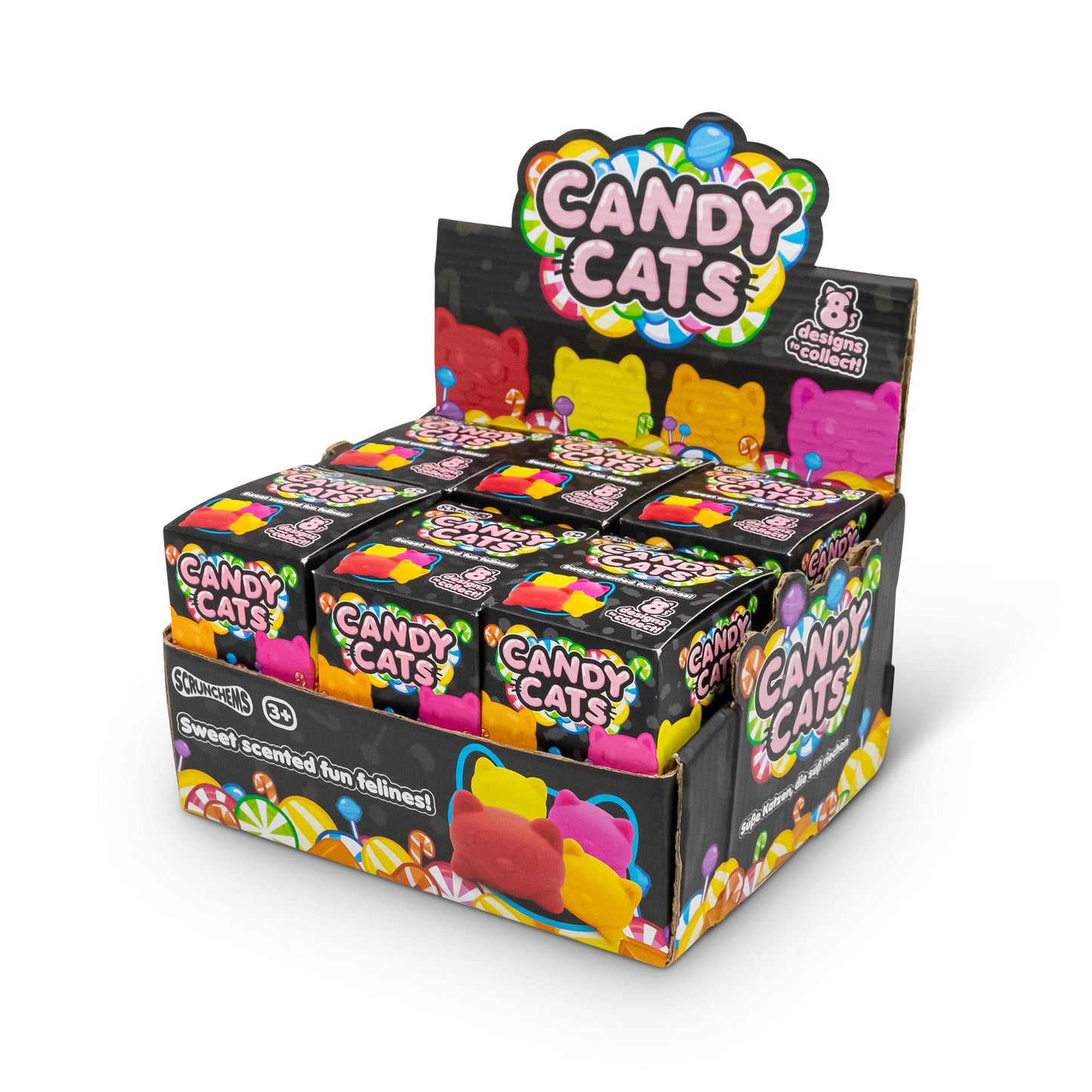 Scrunchems Candy Cats Scented Squishy Sensory Fidget Anxiety Stress Toy