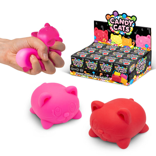 Scrunchems Candy Cats Scented Squishy Sensory Fidget Anxiety Stress Toy