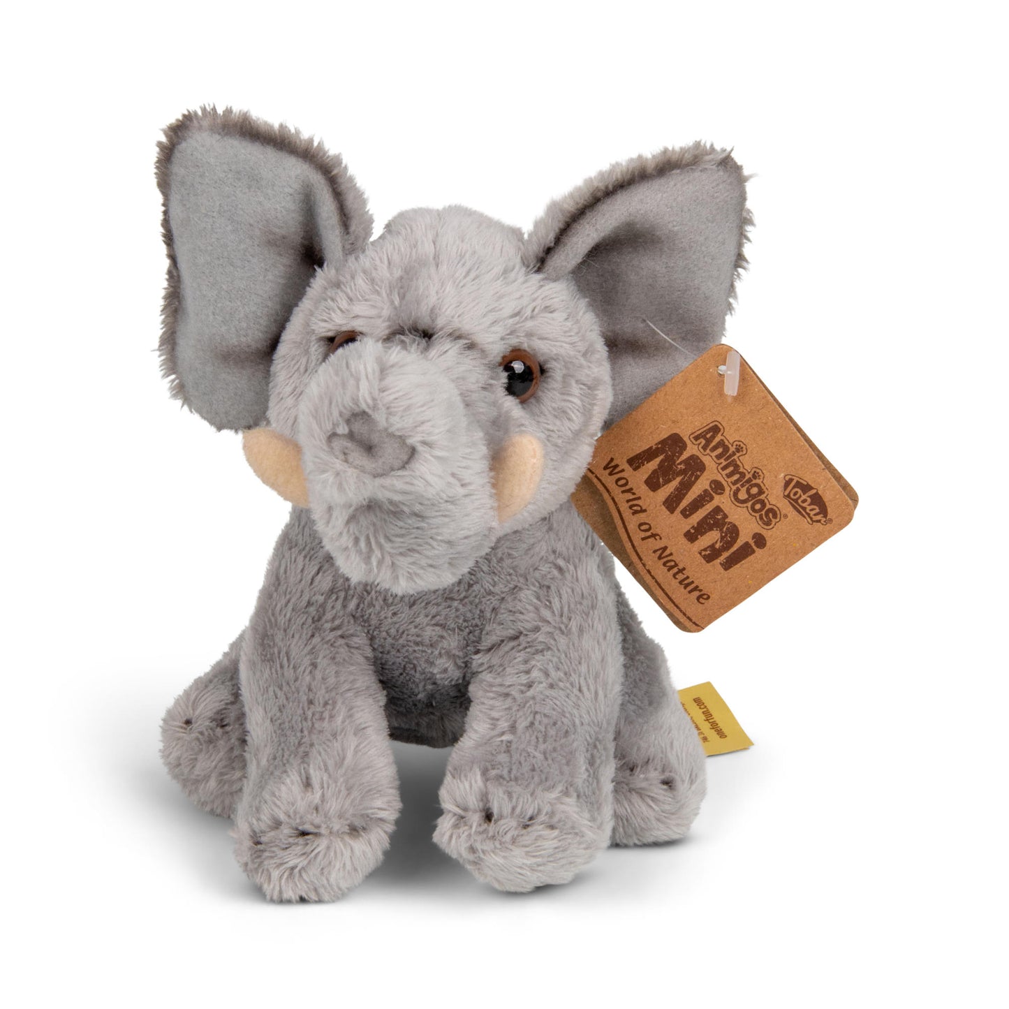 Animigos World Of Nature Mini Elephant soft cuddly toy
