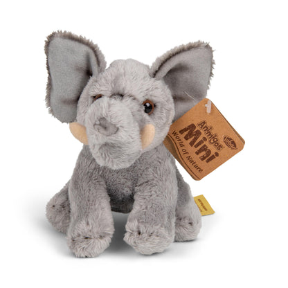 Animigos World Of Nature Mini Elephant soft cuddly toy