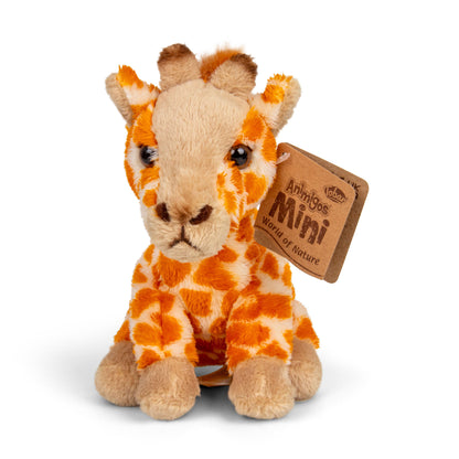 Animigos World Of Nature Mini Giraffe cuddly soft toy