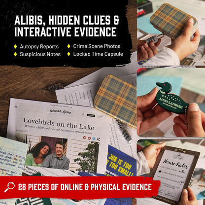 Hunt A Killer Lakeside Slaughther True Crime Detective Game