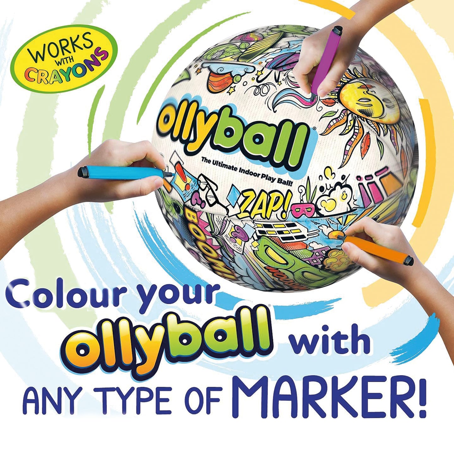 Ollyball Colouring Play Ball