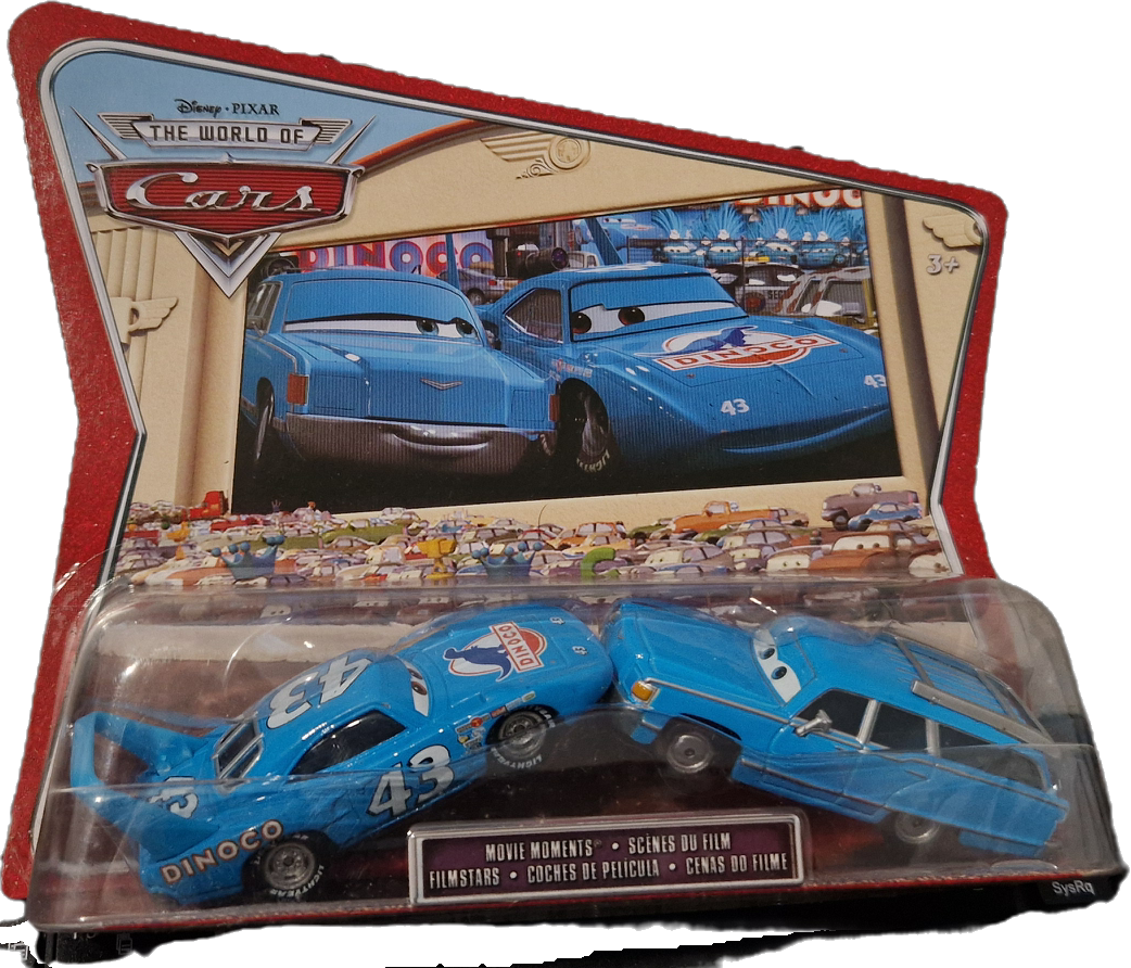 Disney Pixar Cars The King and Mrs The King twin pack.