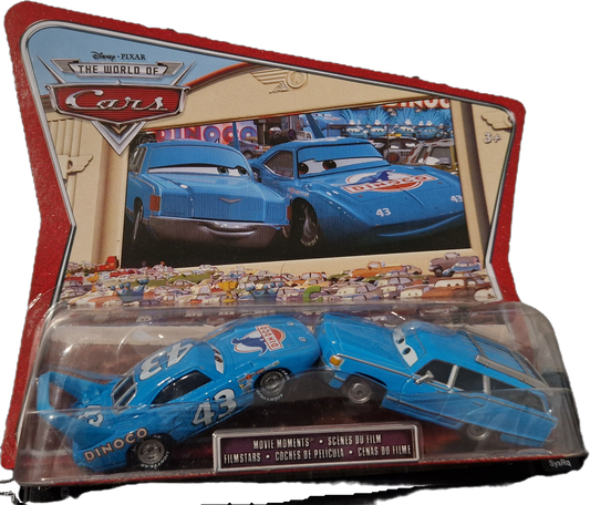 Disney Pixar Cars The King and Mrs The King twin pack.