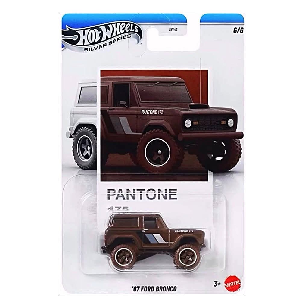 Hot Wheels Silver Series Pantone 175 '67 Ford Bronco Toy Car