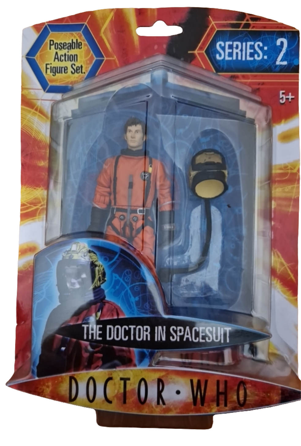 Doctor Who Tenth Dr in Orange Spacesuit figure