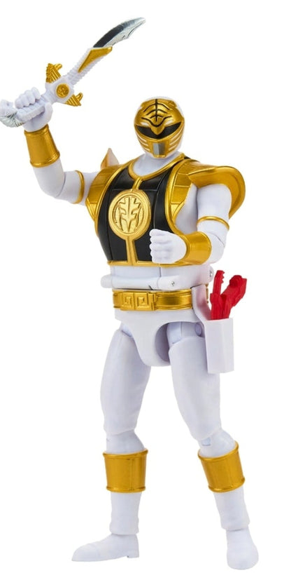 Mighty Morphin Power Rangers Auto Morphin White Ranger Series 2 Figure MMPR Re-Ignition S2