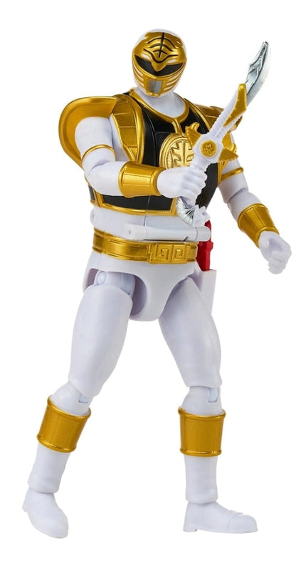 Mighty Morphin Power Rangers Auto Morphin White Ranger Series 2 Figure MMPR Re-Ignition S2
