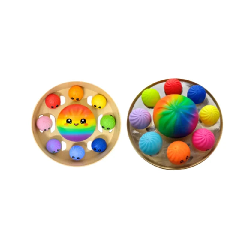 Scrunchems Mega Rainbow Dumpling Set Sensory Fidget Anxiety Stress Toy
