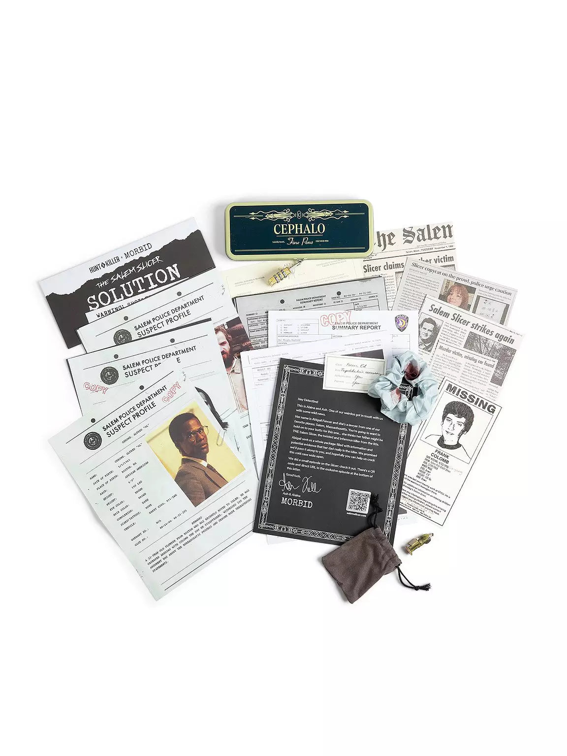 Hunt A Killer The Salem Slicer True Crime Detective Game
