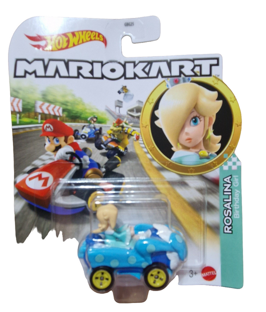 Hot Wheels Mario Kart Rosalina in Birthday Girl Kart
