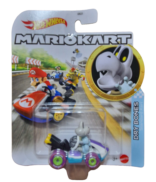 Hot Wheels Mario Kart Dry Bones in Standard Kart