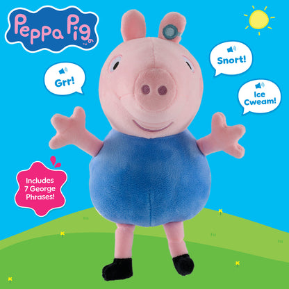 Peppa Pig Talking George Plush Toy with hearing aid