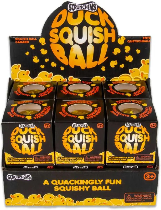 Scrunchems Duck Squish Ball Sensory Fidget Anxiety Stress Toy