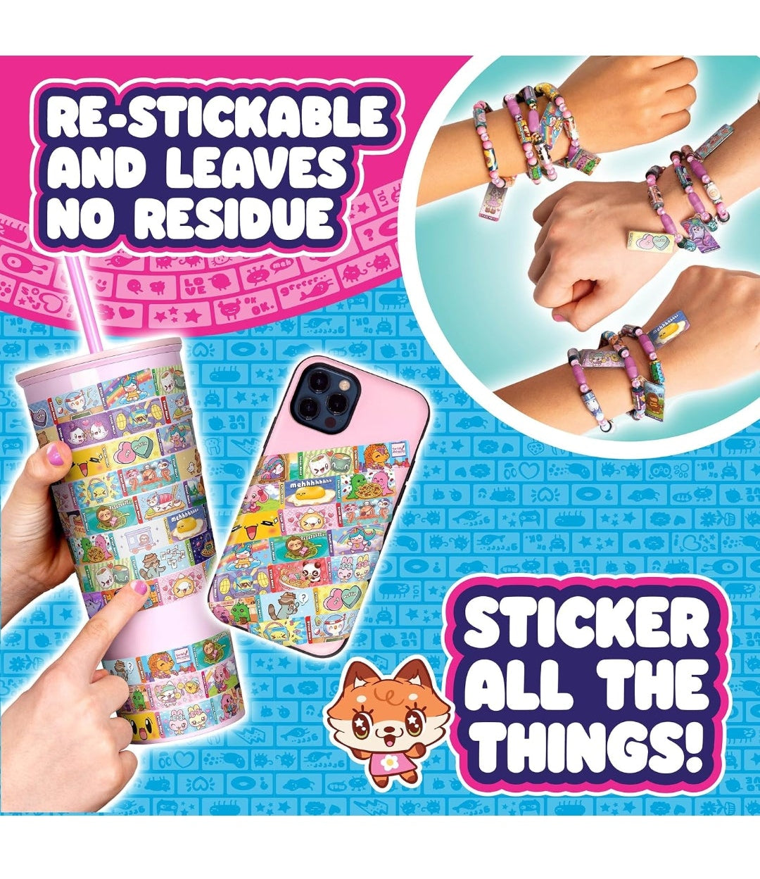Sticki Rolls Sticki Book + 120 stickers Series 3