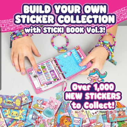Sticki Rolls Sticki Book + 120 stickers Series 3