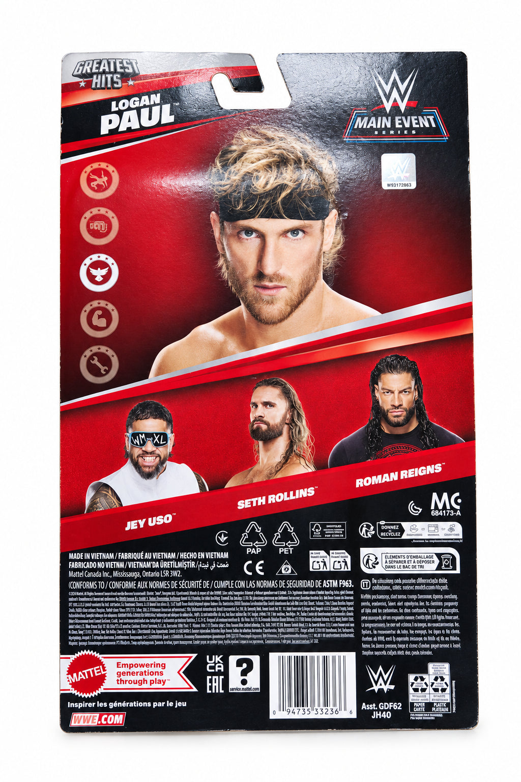 WWE Greatest Hits Logan Paul Figure wave 3