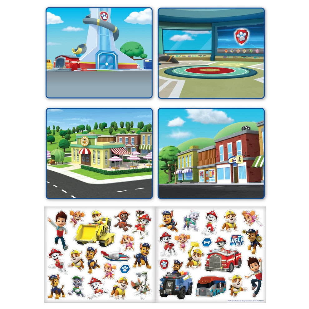 Paw Patrol Sticker Scene and Reusable Stickers