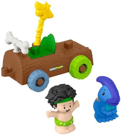 Fisher Price Little People Dinosaur Paradise Log Car Toy