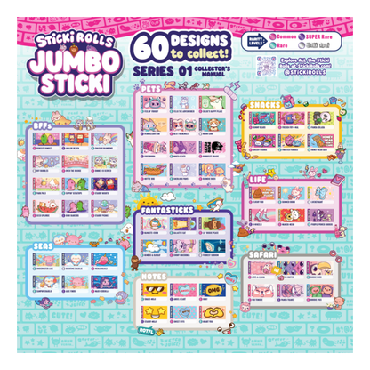 Sticki Rolls Jumbo Sticki Mystery Roll Stickers