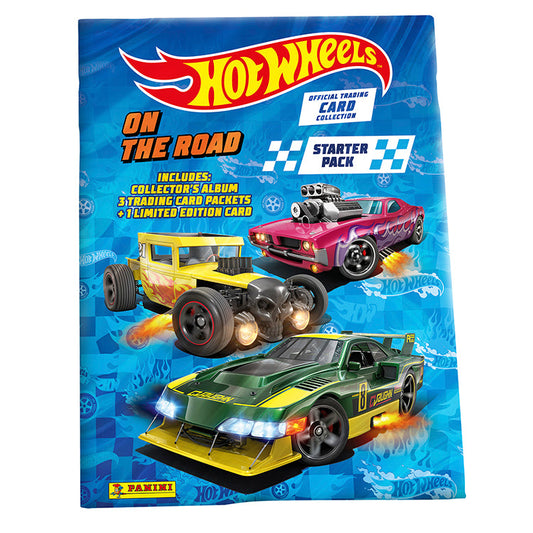 Hot Wheels On The Road Trading Cards Starter Pack
