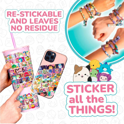 Sticki Rolls Squishmallow Capsule with bracelet 50 stickers