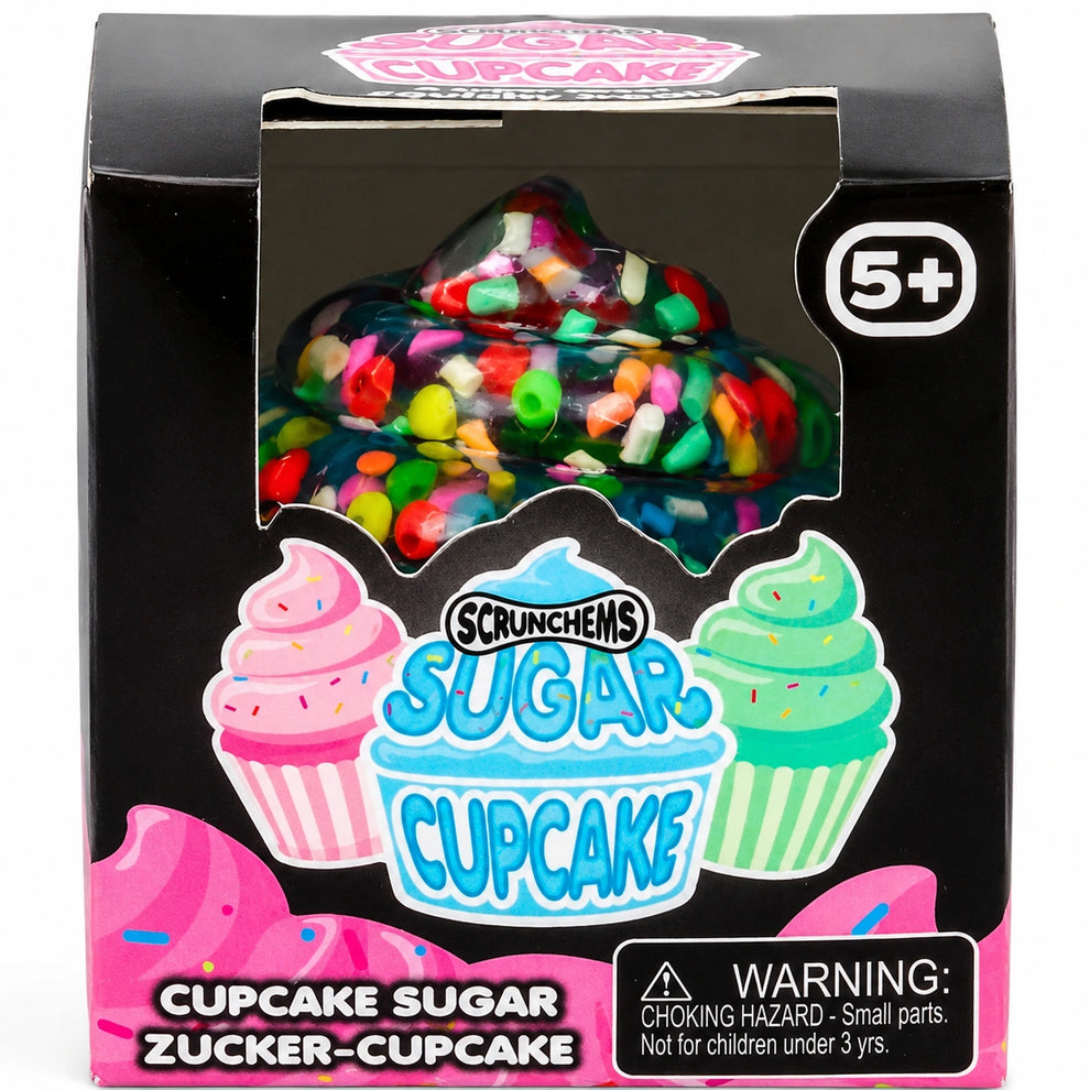 Scrunchems Sugar Cupcake Squishy Sensory Fidget Toy Buy 3 for £10 Mix & Match*