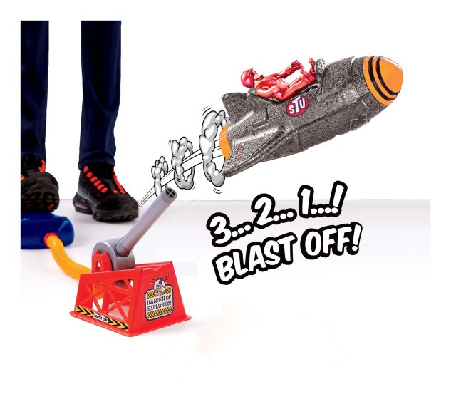 Stuntman Stu Sky Comet Rocket Plane Toy