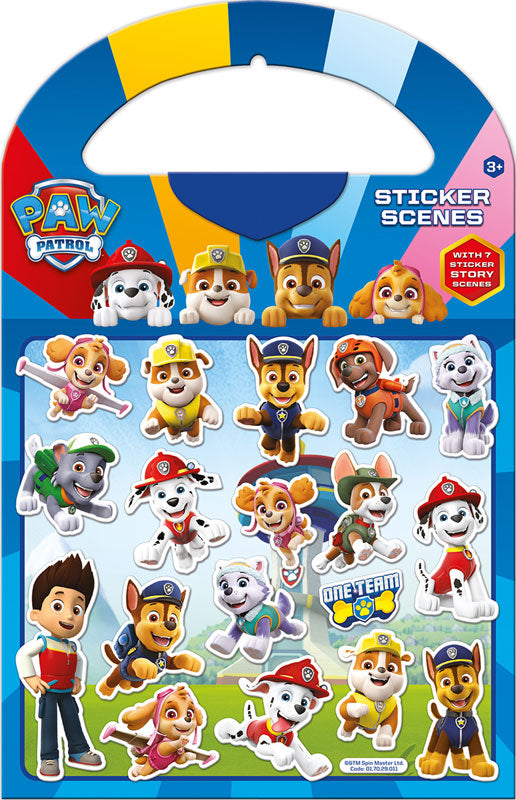 Paw Patrol Sticker Scene and Reusable Stickers