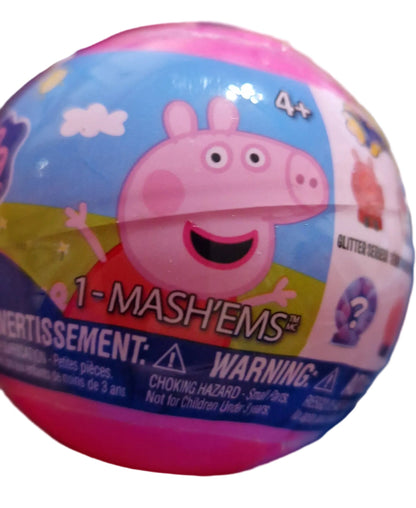 Peppa Pig Glittter Mash'ems Single Capsule