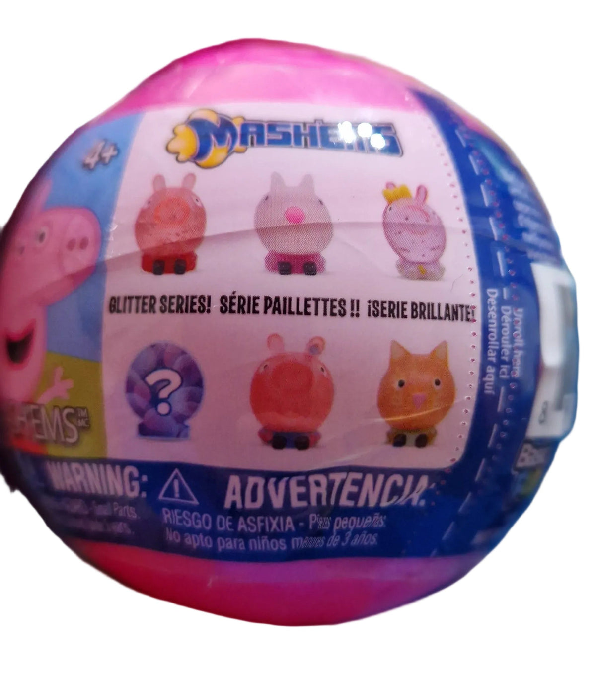 Peppa Pig Glittter Mash'ems Single Capsule