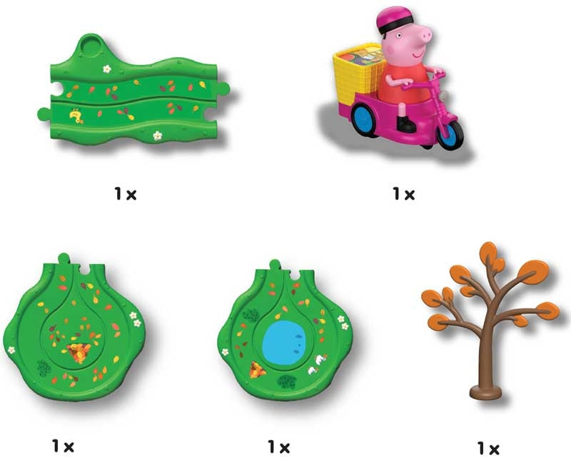 Peppa Pig Whizz Around Peppa Pedal Along Peppa Set