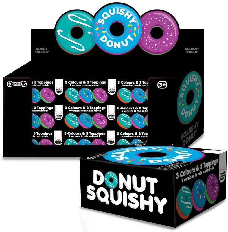 Scrunchems Donut Squishy Sensory Fidget Anxiety Stress Toy