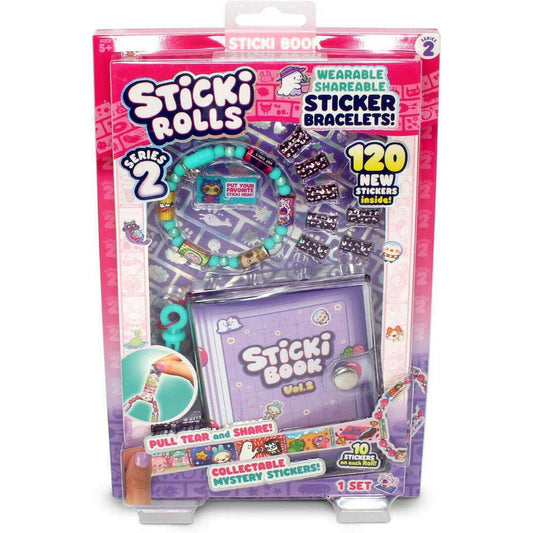 Sticki Rolls Sticki Book + 120 stickers Series 2