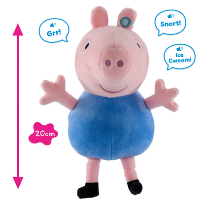 Peppa Pig Talking George Plush Toy with hearing aid