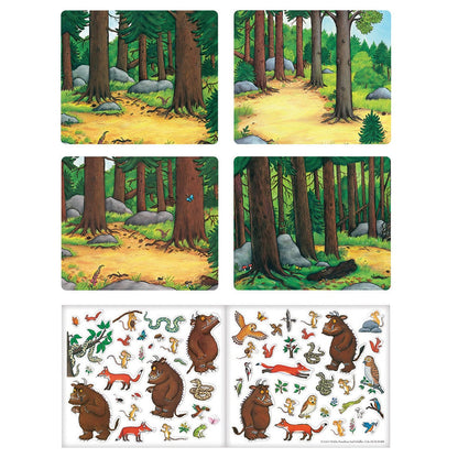 Gruffalo Sticker Scene with reusable stickers