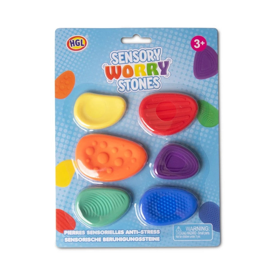 HGL Sensory Worry Stones 6 pack