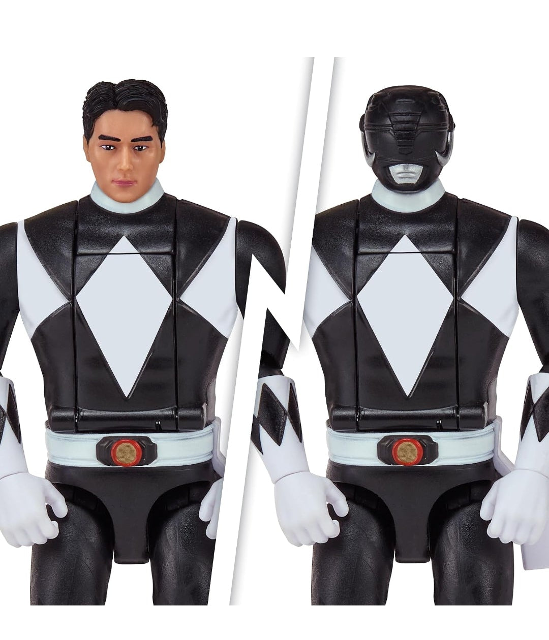 Mighty Morphin Power Rangers Auto Morphin Black Ranger Series 2 Figure MMPR Re-Ignition S2