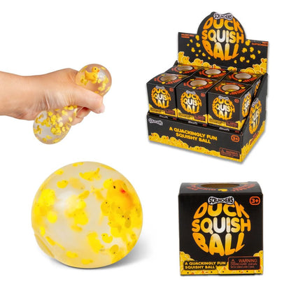 Scrunchems Duck Squish Ball Sensory Fidget Anxiety Stress Toy