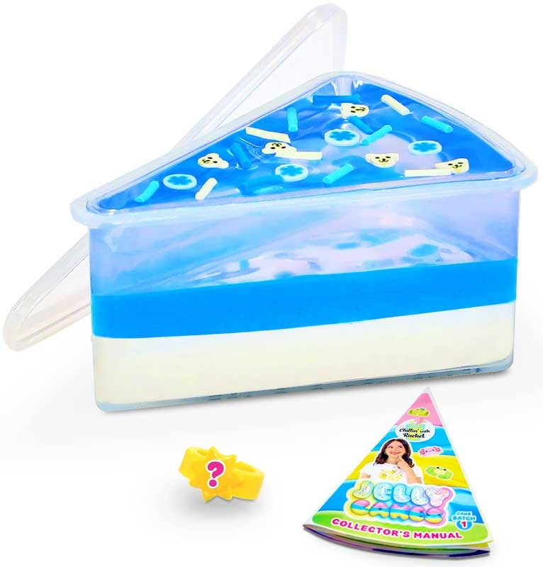 Jelly Cakes Chillin Cake Bestie Party Pack Sensory Slime Fidget Anxiety Stress Toy 4 pack.