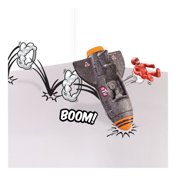Stuntman Stu Sky Comet Rocket Plane Toy