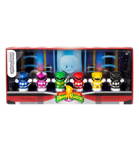 Fisher Price Little People Power Rangers 6 figure pack Red, Green, Black, Blue, Yellow and Pink.